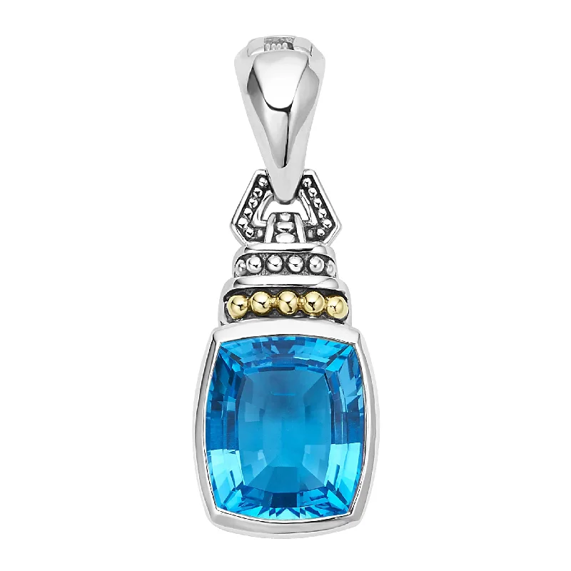 Aquamarine Gemstone Rings with a Nautical - Themed SettingAquamarine Gemstone Rings with a Nautical - Themed SettingCaviar Color Swiss Blue Topaz Pendant