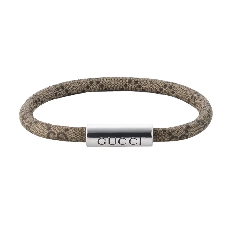 Rustic - Style Wedding Bands Made from Recycled MetalsGucci Trademark GG Supreme Brown Bracelet