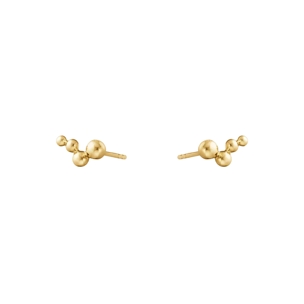 Vintage - Inspired Wedding Bands with Filigree ScrollworkGeorg Jensen Moonlight Grapes 18ct Yellow Gold Stud Earrings