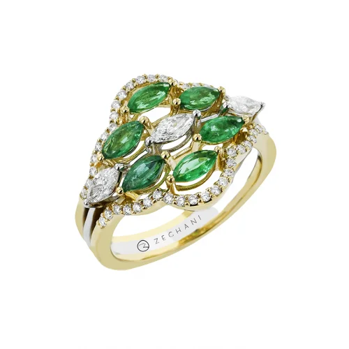 Zeghani Precious Stones Ring Zr2399