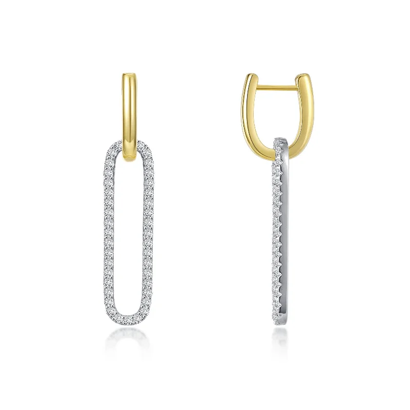 Lafonn Paperclip Diamond Earring E0506CLT00