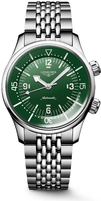 Emerald - Embellished Wedding Bands for a Pop of ColorLongines Legend Diver