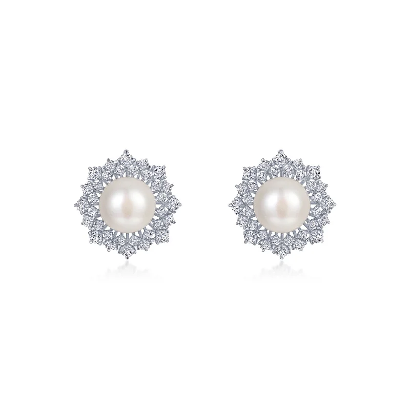 Lafonn Classic Pearl Earring E0572PLP00