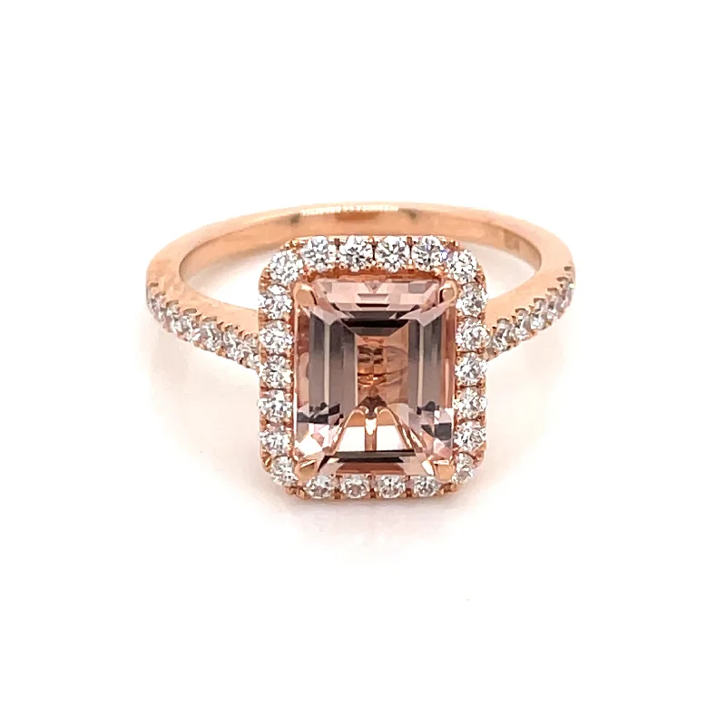 Turquoise Gemstone Rings with Native American - Inspired PatternsTurquoise Gemstone Rings with Native American - Inspired Patterns2.32ct Morganite & 0.53ct Diamond in 18ct Rose Gold Ring