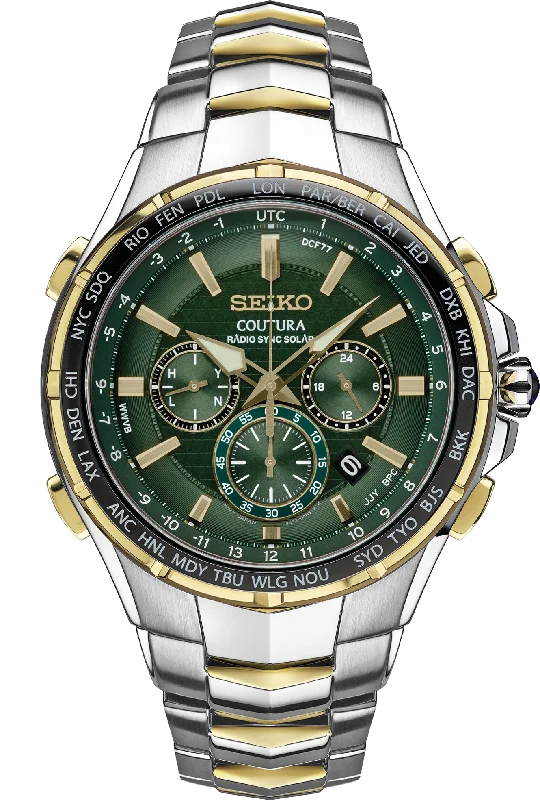 Seiko Coutura Radio Sync Solar Chronograph SSG022