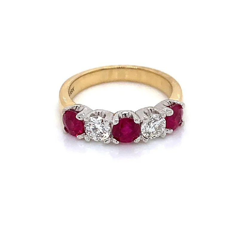 Tourmaline Gemstone Rings in a Multicolor ArrayTourmaline Gemstone Rings in a Multicolor Array18ct Yellow Gold Earth Grown Ruby & Diamond Ring