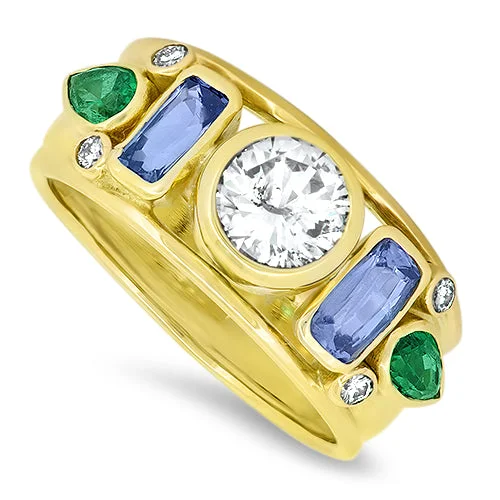 Alexandrite Gemstone Rings with a Chameleon - like Color ChangeAlexandrite Gemstone Rings with a Chameleon - like Color Change2.47ct Diamond & Tanzanite Ring in 14ct Yellow Gold