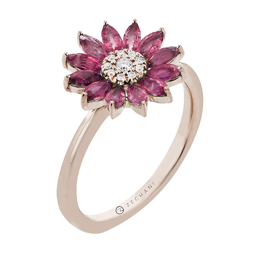 Zeghani Precious Stones Ring Zr2458-r