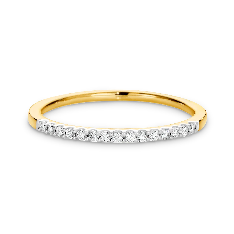 Wedding Bands with Symbolic Infinity Sign CarvingsThe Matthews Signature Petite Diamond Band