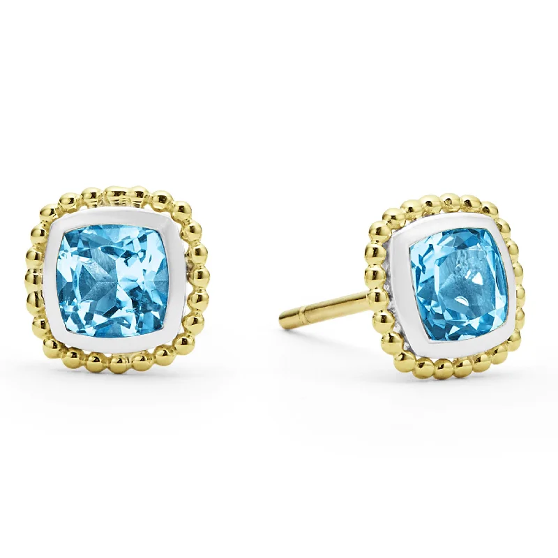 Tourmaline Gemstone Rings in a Multicolor ArrayTourmaline Gemstone Rings in a Multicolor ArrayRittenhouse Two-Tone Swiss Blue Topaz Stud Earrings