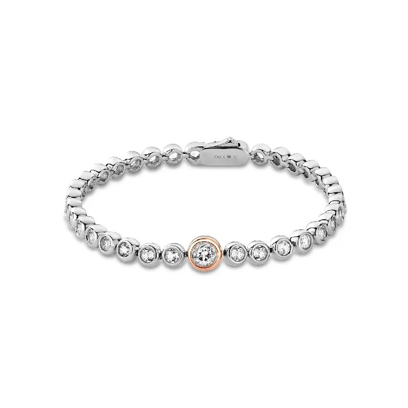 Emerald - Embellished Wedding Bands for a Pop of ColorClogau Celebration Silver Tennis Bracelet