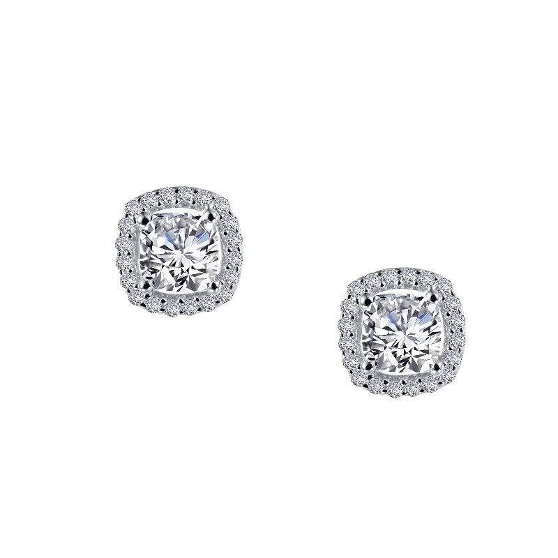 Lafonn Classic Cushion Diamond Earring E0329CLP00