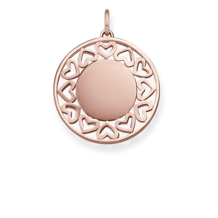 Star - Shaped Pendant Necklaces in Sterling Silver with Enamel AccentsStar - Shaped Pendant Necklaces in Sterling Silver with Enamel AccentsThomas Sabo Rose Gold Plated Love Bridge Hearts Pendant - TLBPE0013R