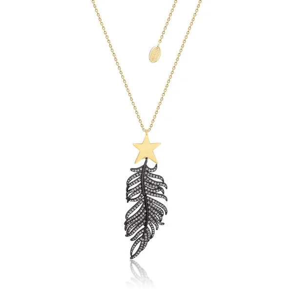 Sun - Pendant Necklaces with Radiant Yellow Citrine CentersSun - Pendant Necklaces with Radiant Yellow Citrine CentersDisney Dumbo Magic Feather Necklace