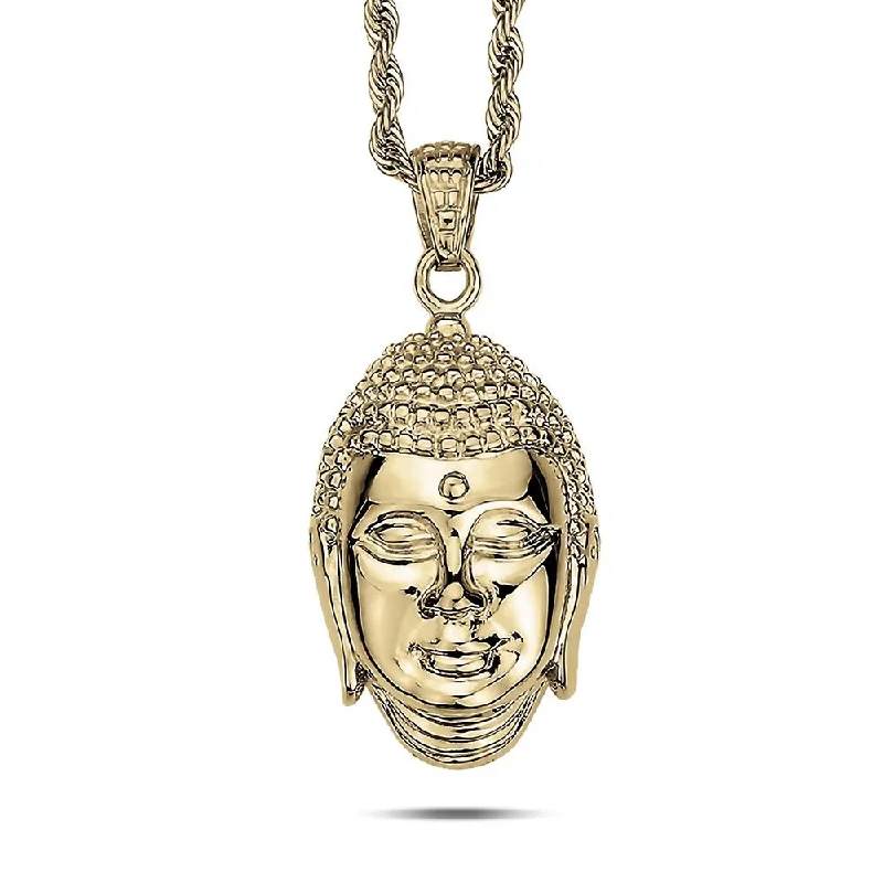 Medallion - Pendant Necklaces with Intricate Relief - Style ArtworkMedallion - Pendant Necklaces with Intricate Relief - Style ArtworkBuddha Pendant