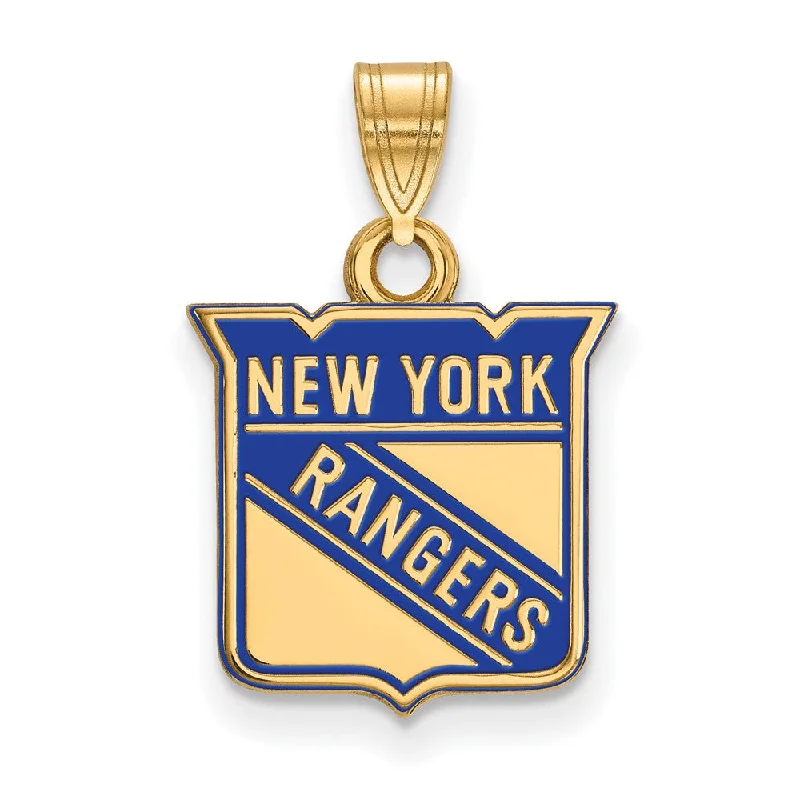 Bone - Carved Pendants with Tribal - Inspired SymbolsSS 14k Yellow Gold Plated NHL New York Rangers SM Enamel Pendant