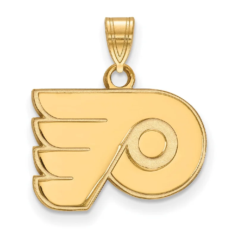 Bone - Carved Pendants with Tribal - Inspired SymbolsSS 14k Yellow Gold Plated NHL Philadelphia Flyers Small Pendant