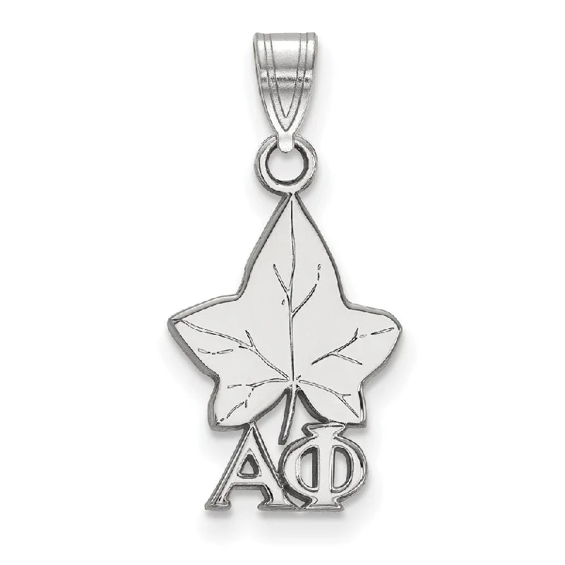 Jade - Carved Pendants in the Form of a Buddha StatueSterling Silver Alpha Phi Small Pendant